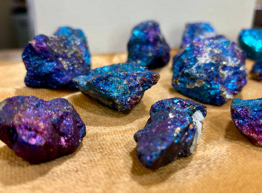 Chalcopyrite "Peacock Ore" (1.5-2 inches)