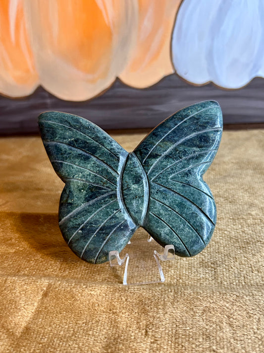 Moss Agate Butterfly