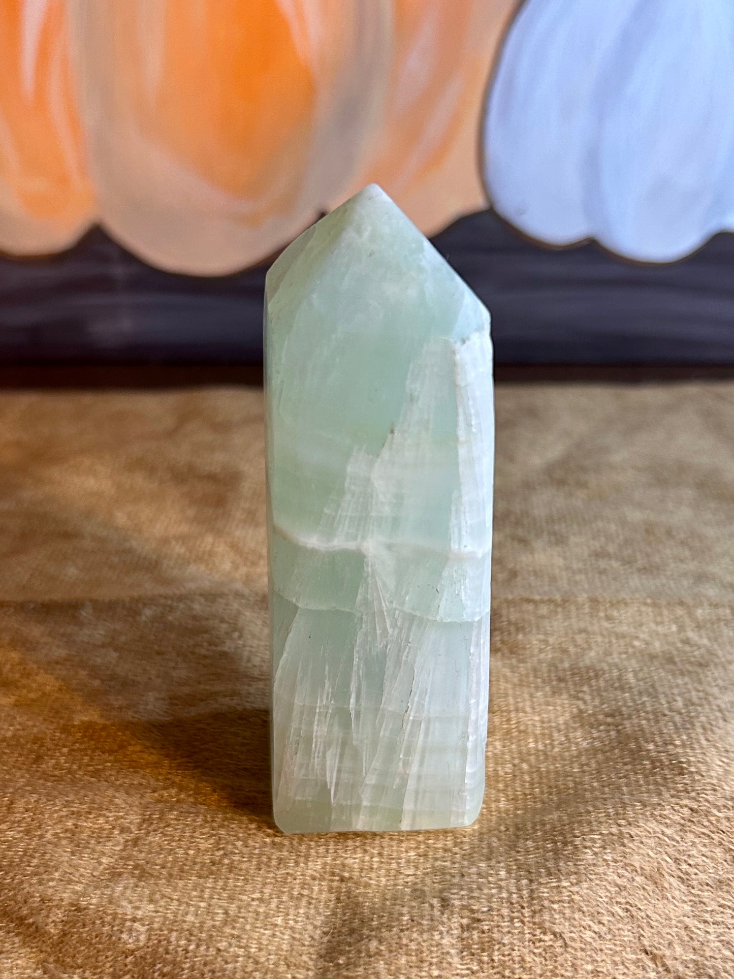 Pistachio Calcite Tower