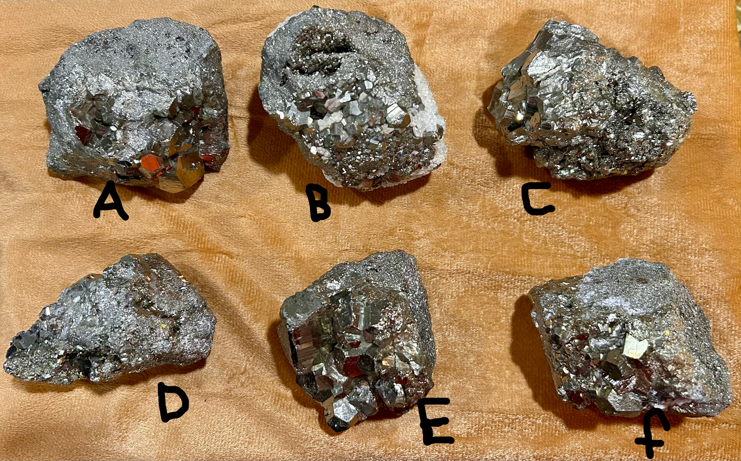 Pyrite Specimens, Large
