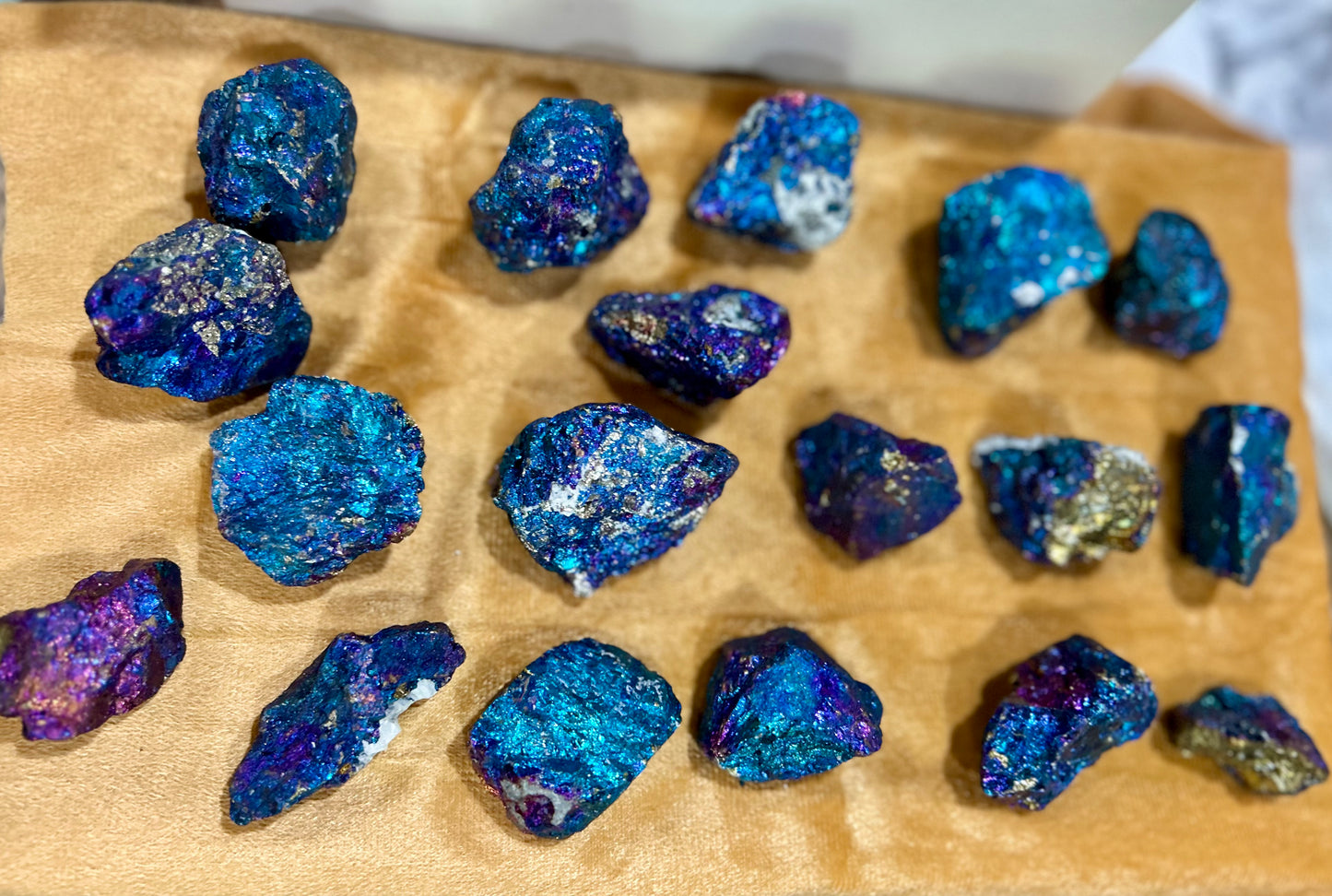 Chalcopyrite "Peacock Ore" (1.5-2 inches)