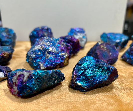 Chalcopyrite "Peacock Ore" (1.5-2 inches)
