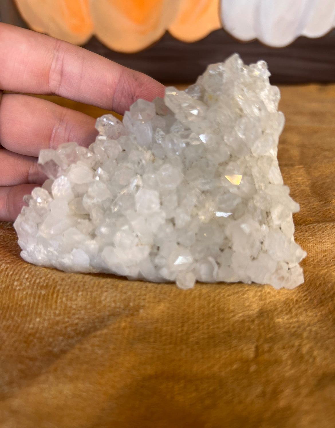 Quartz Cluster: 7 oz Clear Quartz Cluster (Cleansing + Renewal)