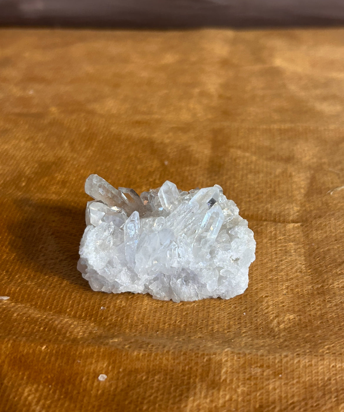 Quartz Cluster: 2 oz Mini Clear Quartz Cluster (Amplifier + Intentions)