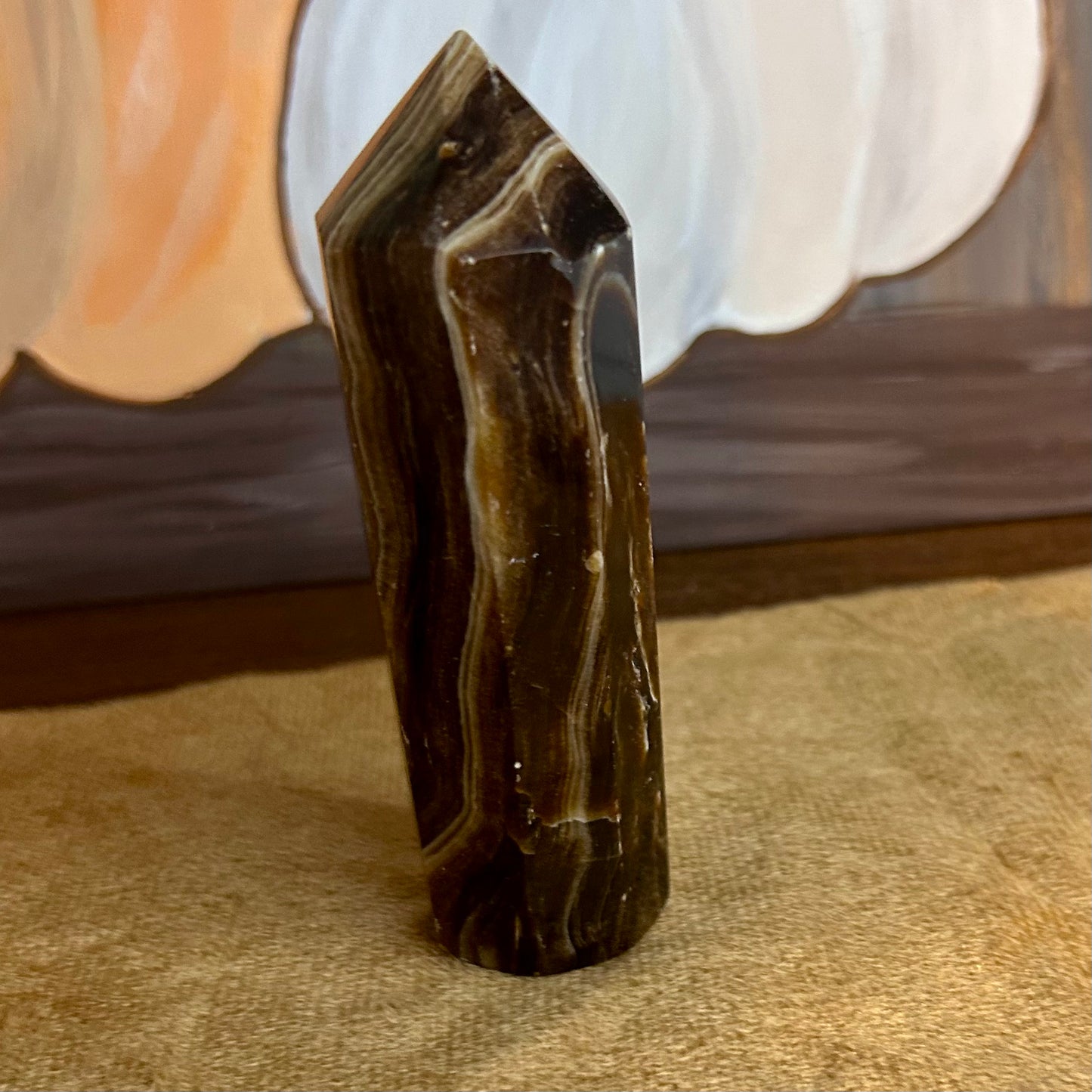 Chocolate Calcite Tower