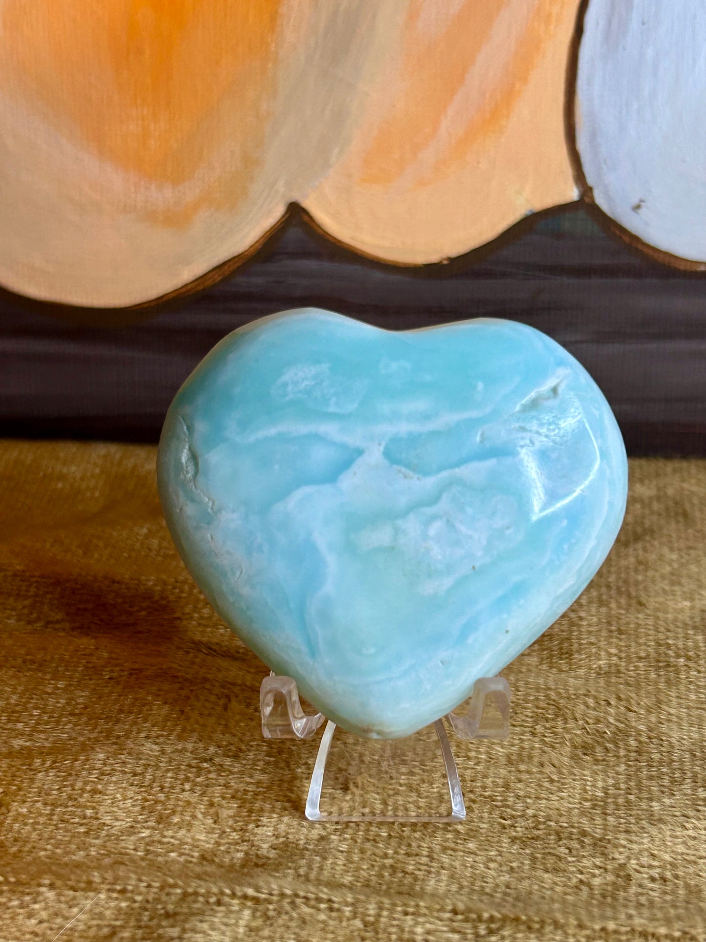 Caribbean Calcite Heart