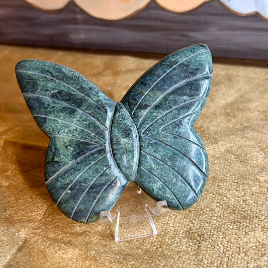 Moss Agate Butterfly