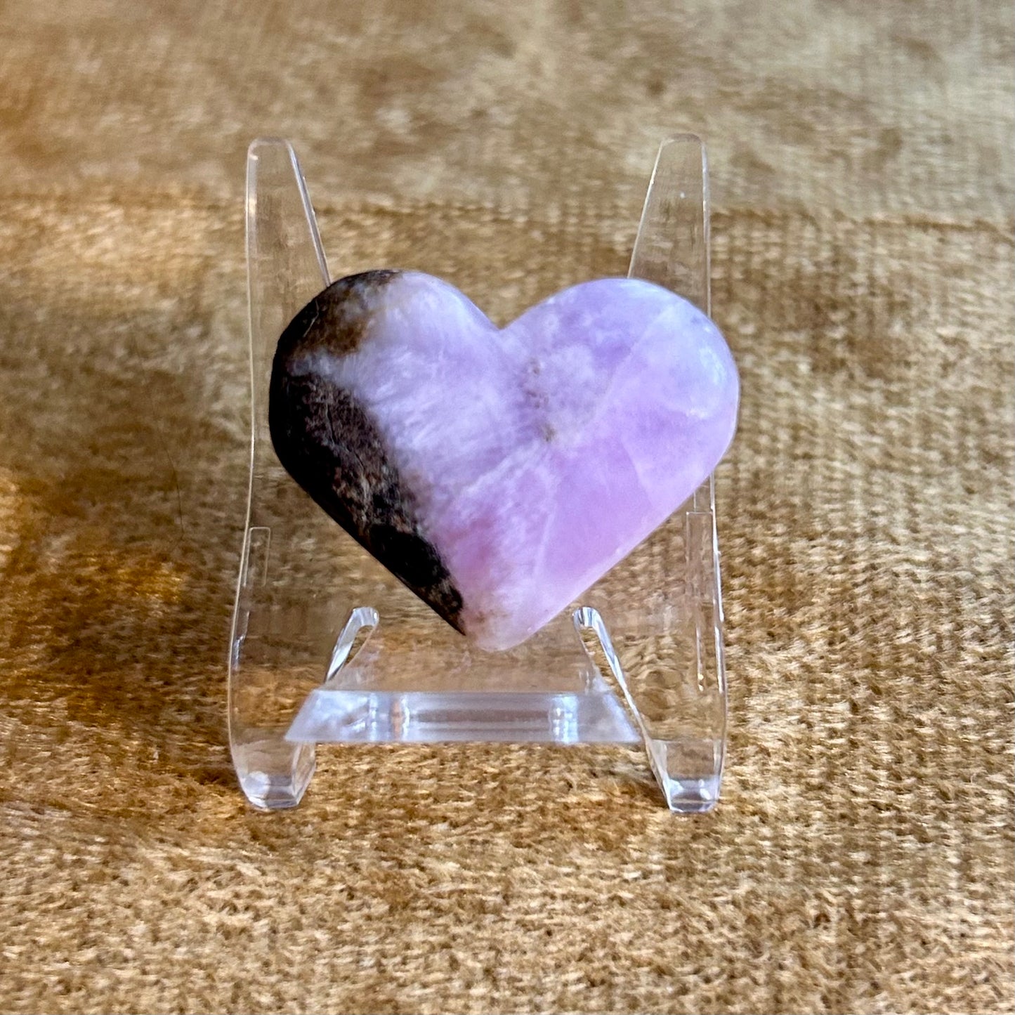 Pink Aragonite Hearts, Small