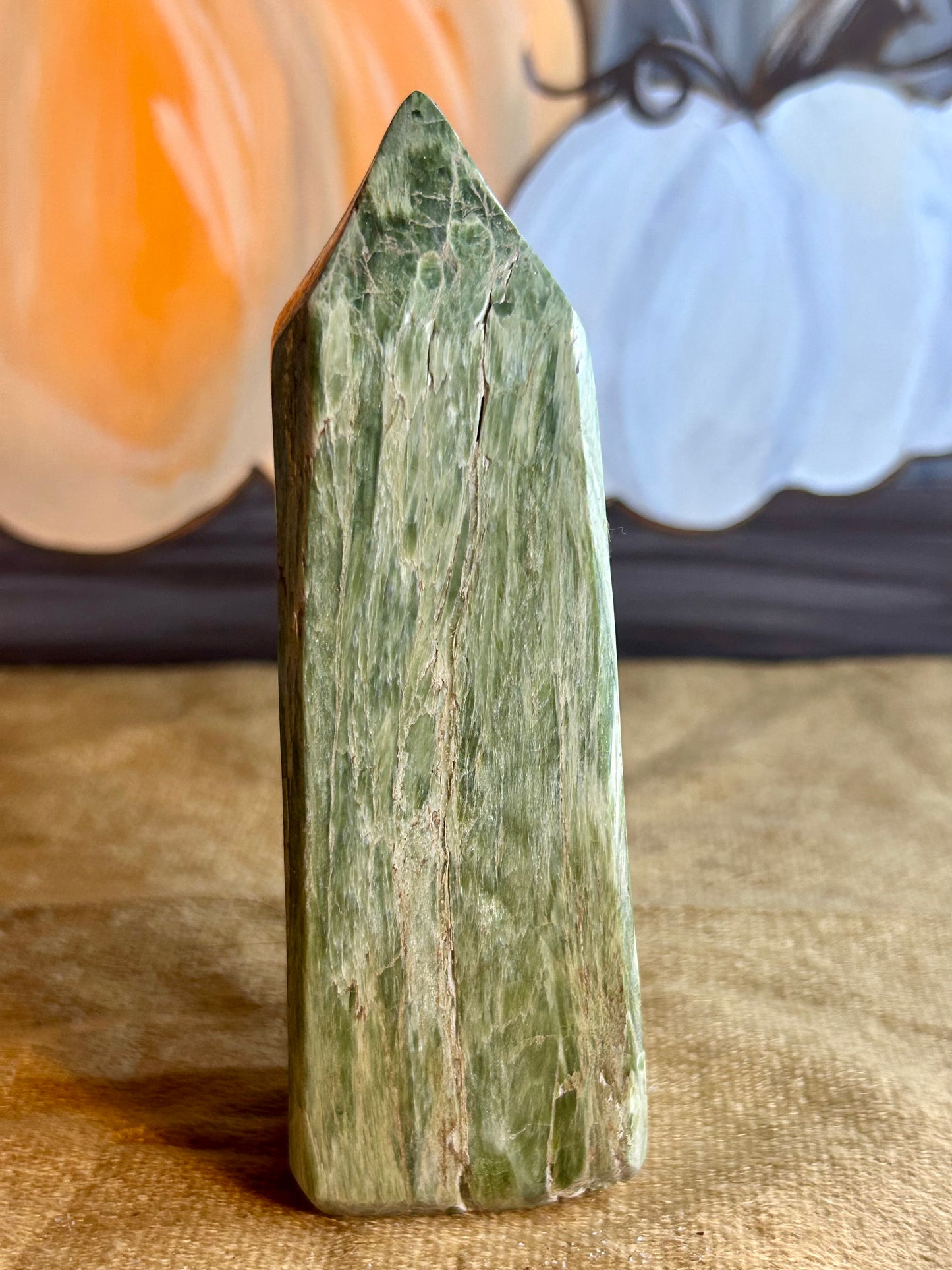 Green Calcite Tower