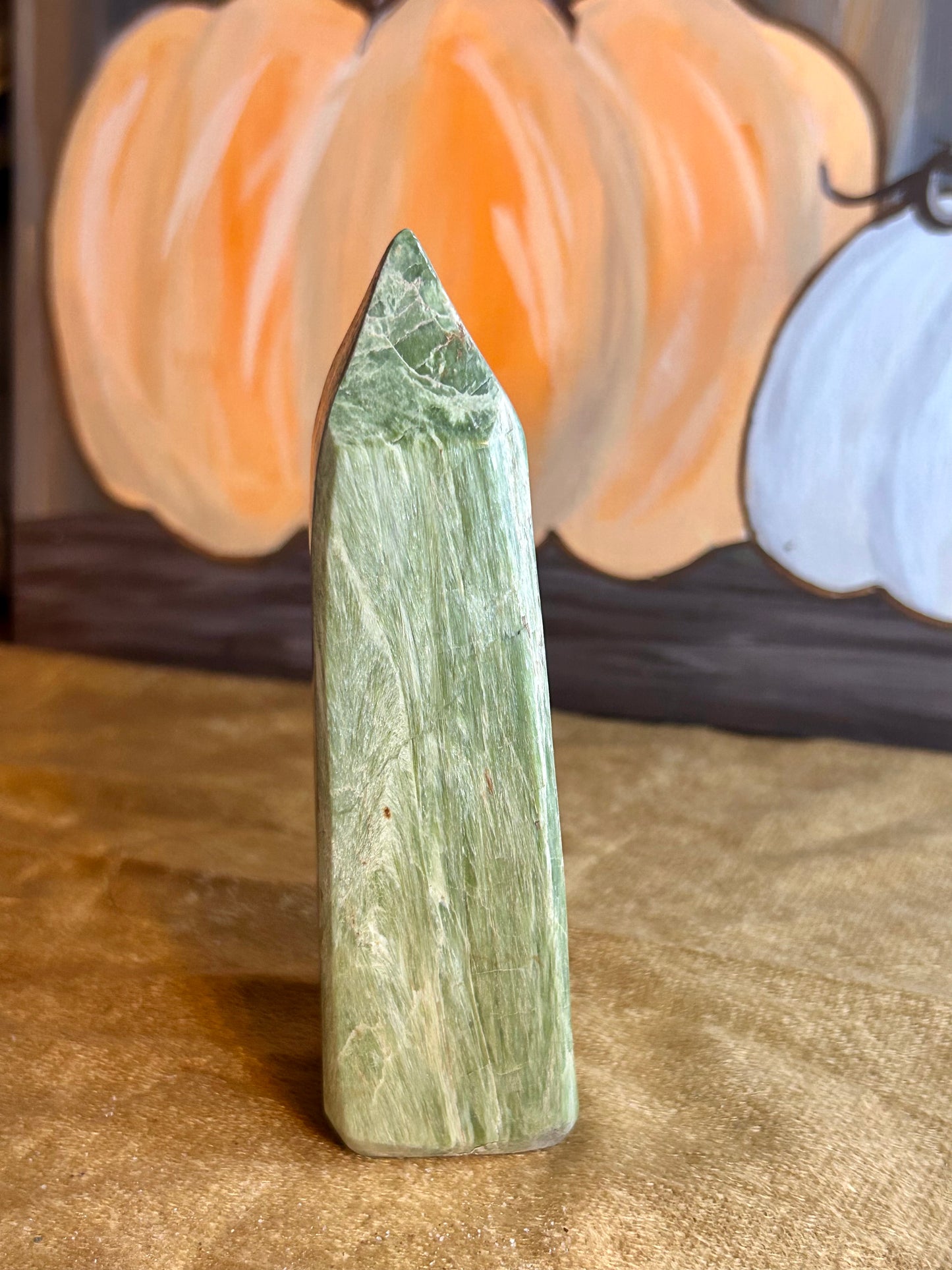 Green Calcite Tower