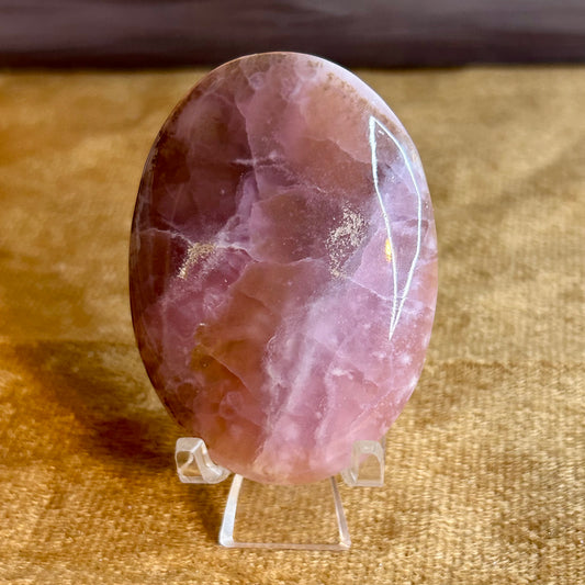 Fire Quartz Palm Stone